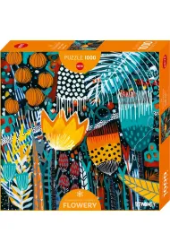 Puzzle 1000 el. Flowery, Tropikalne s�o�ce, Bernadette Twomey Heye