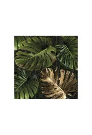 Serwetki Lunch Maki - Monstera on a Golden Graphic Net SLOG050701 33x33 20 szt.