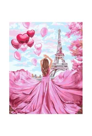 Koh-I-Noor Malowanie po numerach - Dziewczyna w pary�u 40x50cm
