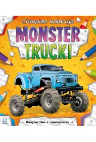 Ch�opiec koloruje Monster trucki