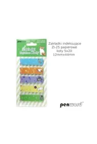 Polsirhurt Zak�adki indeksuj�ce papierowe koty ZI-25 12mmx44mm 5x20