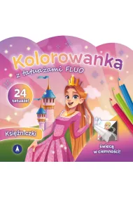 Ksi�niczki. Kolorowanka z tatua�ami FLUO