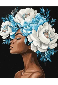 Ideyka Malowanie po numerach - Niebieska harmonia 40x50cm