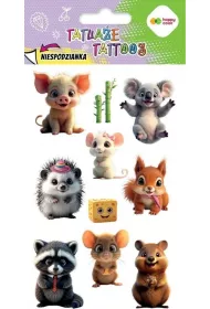 Tatua�e zmywalne Cute Animals HAPPY COLOR