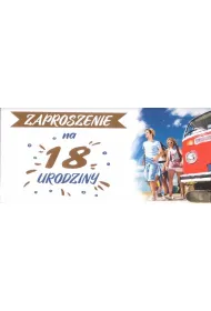 AbCard Zaproszenie Urodziny Z116 10 szt.