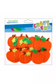 Craft with Fun Ozdoba filcowe Dynie samoprzylepne 24 szt.