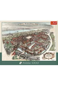 Puzzle 1000 Warszawa Stare Miasto 1951 TREFL