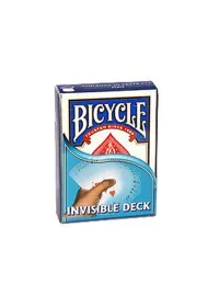 Bicycle Invisible Deck, karty do gry, niebieskie