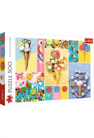 Puzzle 500 el. Ulubione s�odycze Trefl