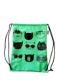 Mesio.pl Worek szkolny Cat face