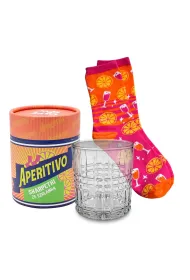Skarpetki Gift Me Sox w szklance SWS-003 Aperitivo