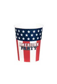 Kubeczki papierowe American Party 210ml