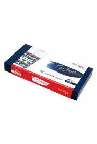Farby akwarelowe w kostkach classic w metalowej kasetce 28 kolorw