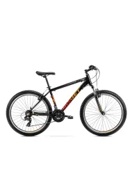 Romet Rower grski RAMBLER R6.0 2024 czarno-pomaraczowo-czerwony 19 L