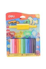 Plastelina 12 kolor�w Deli
