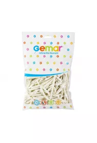 Godan Balony rurki w�oskie bia�e 100 szt.
