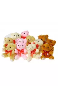 Mi� pluszowy z zawieszk� 10cm mix Adar