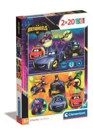 Puzzle 2x20 el. SuperColor. Batwheels Clementoni