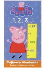 Bajkowa akademia 123 �winka Peppa zestaw ksi��ek edukacyjnych