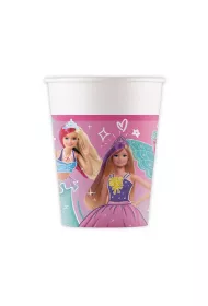 Kubeczki papierowe Barbie 200ml 8 szt.