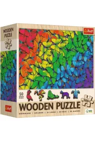Puzzle drewniane 501 el. Tczowe motyle Trefl