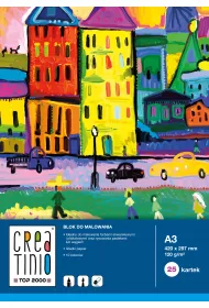 Hamelin Blok do malowania Creatino A4 120g 20 kartek