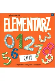 Kol. Elementarz cyfry z naklejkami