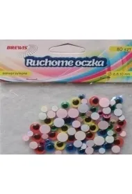 Brewis Ruchome oczka kolorowe 80 szt.