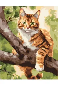 Qbee Malowanie po numerach - �owca na drzewie 40x50cm
