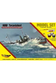 Zestaw modelarski - Niemiecki torpedowiec "A86" Mirage Hobby