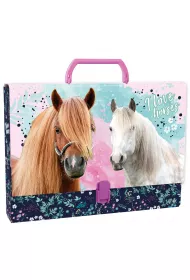 Derform Teczka twarda z r�czk� Konie 23
