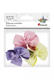 Titanum Aplikacje materia�owe kokardki 60 x 50 mm