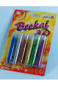 Aliga Brokat sypki 6 kolor�w 3g blister