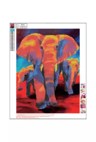 Centrum Mozaika diamentowa 5D - Elephant 89761 40x50cm