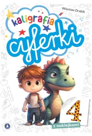 Ksi��ka edu. A4  Naklejki Kaligrafia. Cyferki SKRZAT 076950