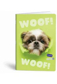 Zeszyt A5/32K kratka Woof mix (10szt) MAR MAR
