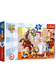 Puzzle 30 el. Gotowi do zabawy. Toy Story 4 Trefl
