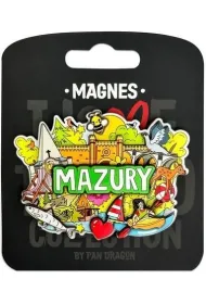 Pan Dragon Magnes I love Poland Mazury ILP-MAG-C-MAZ-48
