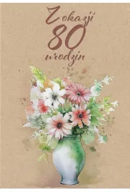 Trend Kartka okoliczno�ciowa Urodziny 80
