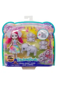 Enchantimals. Lalka Esmeralda i rodzina s�onik�w Mattel