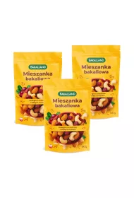 Bakalland Mieszanka orzechw z bakaliami Zestaw 3 x 100 g