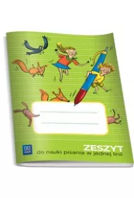 Zeszyt do nauki pisania w jednej linii linia 16 kartek