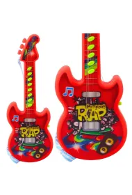 LeanToys Gitara elektryczna czerwona 29cm