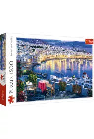 Puzzle 1500 el. Mykonos o zachodzie s�o�ca Trefl