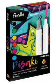 Fiorello Airbrush: Markery wymienne, 6 kol.