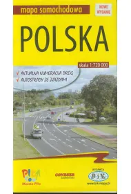 Mapa samochodowa Polska 1:720 000