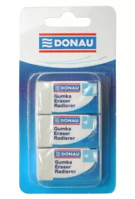 Donau Gumka uniwersalna 41x21x11mm 3 szt.
