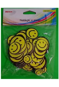 Brewis Naklejki z pianki umiechy 54 szt.