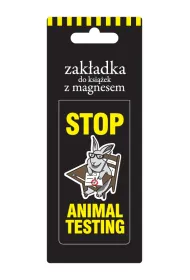 Kukartka Zak�adka magnetyczna Stop Animal Testing ZK039