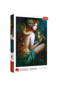 Puzzle 1000 el. Przyjaci�ka smok�w Trefl